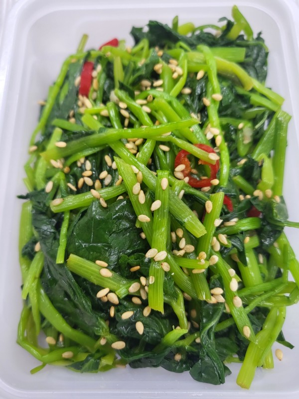 참나물무침