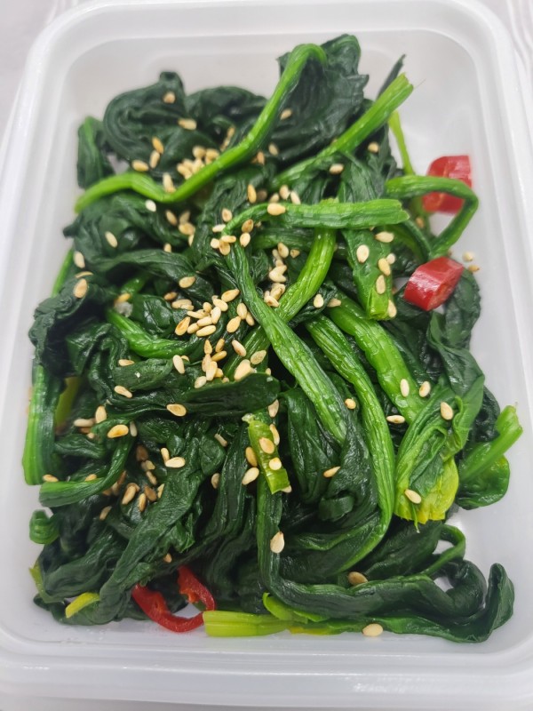시금치나물