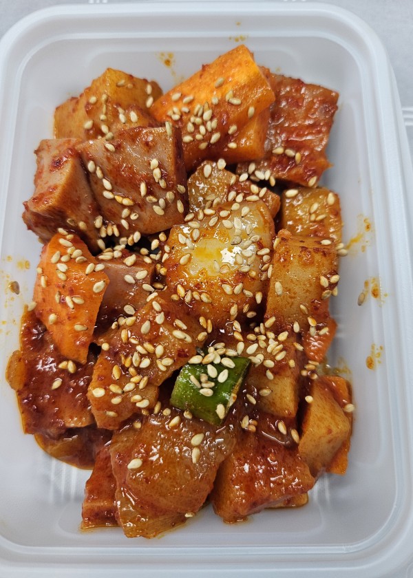 햄감자볶음