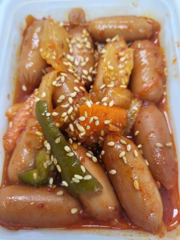 핫소세지볶음