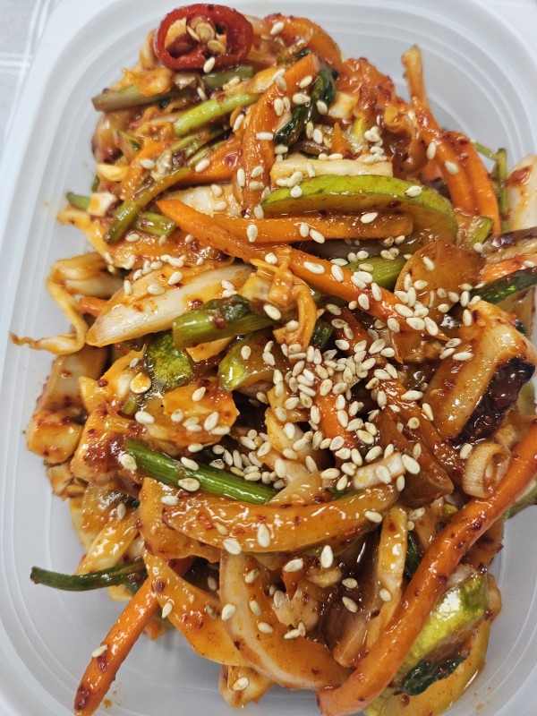 오징어야채초무침